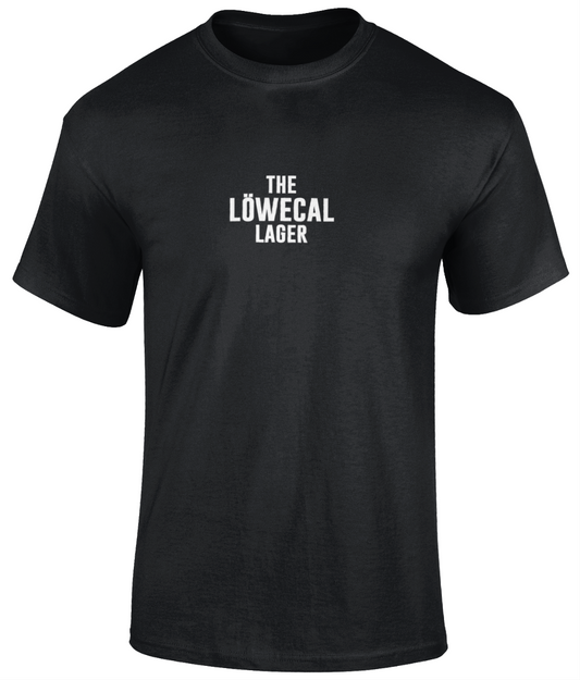 Löwecal Lager Text T-Shirt Black